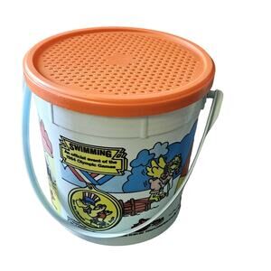 1984 McDonalds Happy Pail Plastic Bucket Olympic Games
